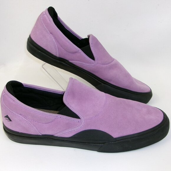 Hey Dude Emerica Wino Purple Suede Men's Skateboarding Shoes US 13 - Picture 1 of 6